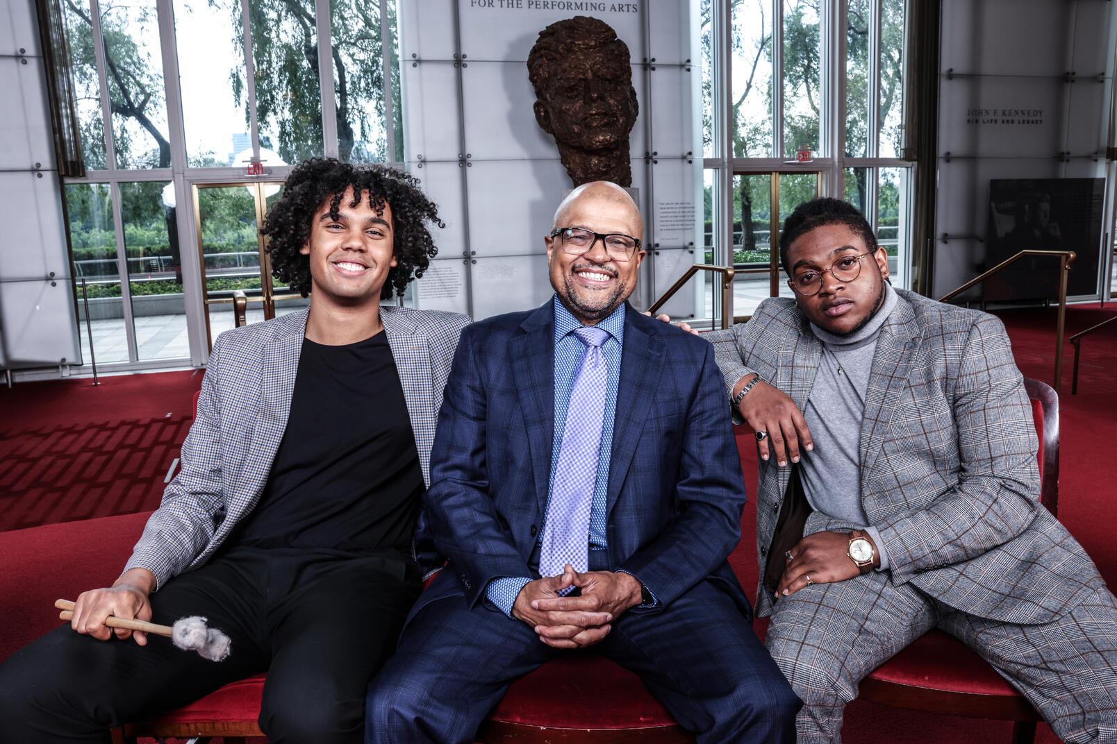 left to right - Anton Kot, Alverster Garnett, Domo Branch : Kennedy Center Photo